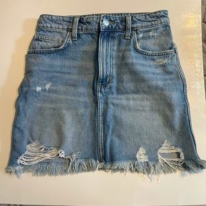 Lee High Rise Jean Skirt